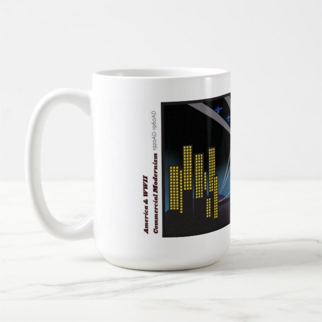 Graphic Design History Mugs: WWII Coffee Mug (Left)