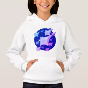 Graphic Design Manta Ray Lover Hoodie