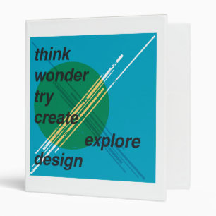 Graphic design poster binder