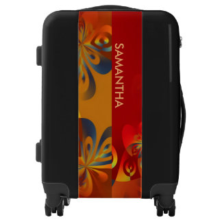 Graphic Design - red orange seamless 01 Luggage