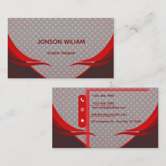 Graphic Designer Business Card | Elegant Modern
