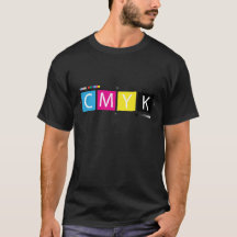 Graphic Designer CMYK Pre-Press Colors T-Shirt