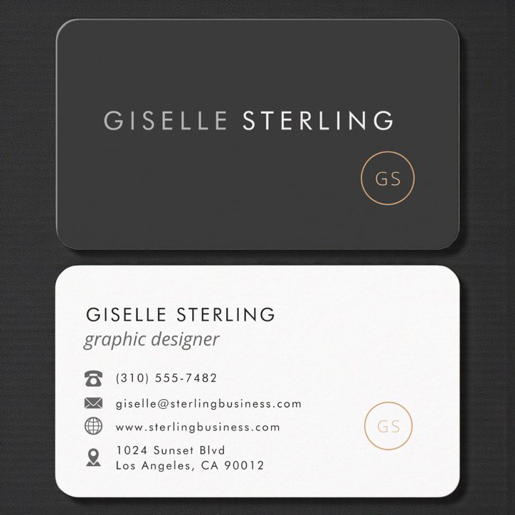 Graphic Designer Professional Business Card