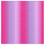 Graphic dogtooth stripe pattern pink purple fabric