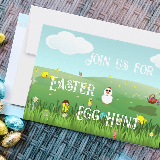 graphic Easter landscape Invitation (Creator Uploaded)