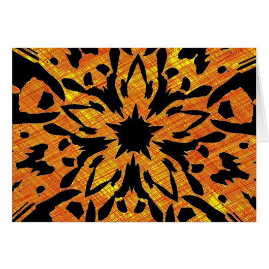 Graphic Flower Cards (Front Horizontal)