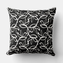 Graphic Flowers in Black and White