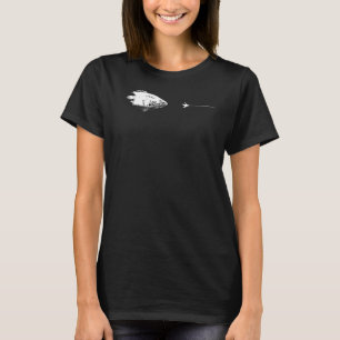 Graphic Fly Fishing Hook Line Fish Smallmouth Bas T-Shirt