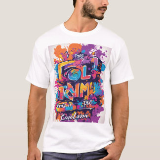 Graphic for a Color Run Event T-Shirt