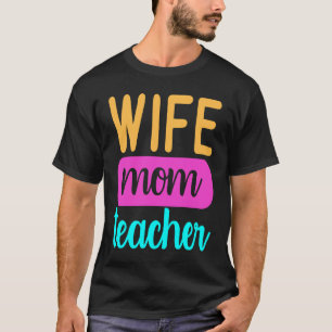 Graphic for Mama Homeschool Wife Mom Teacher T-Shirt