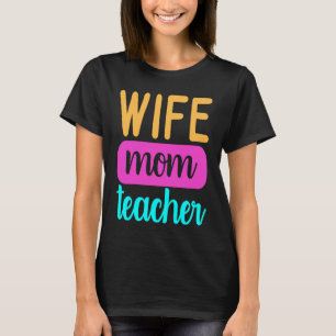 Graphic for Mama Homeschool Wife Mom Teacher T-Shirt