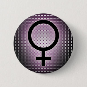 Graphic for Womens day Pinback Button