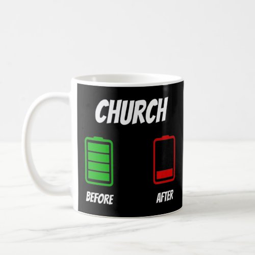 Graphic Fun Before and After Apparel_Church  Coffee Mug