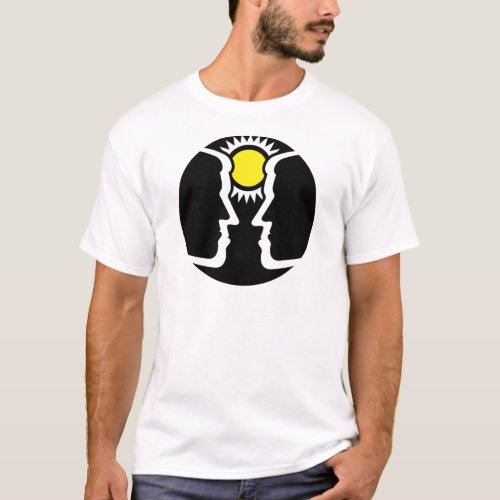 Graphic Gemini Twins with Sun T_Shirt