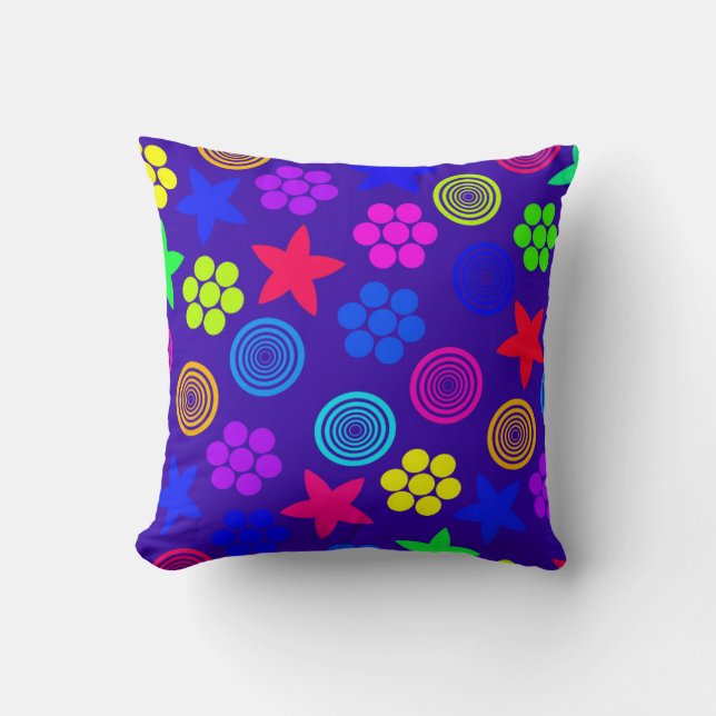 Graphic Geo Throw Pillow (Front)