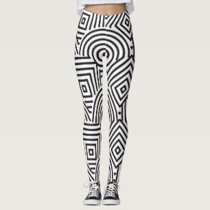 Graphic Geometry: Beauty Pattern Leggings