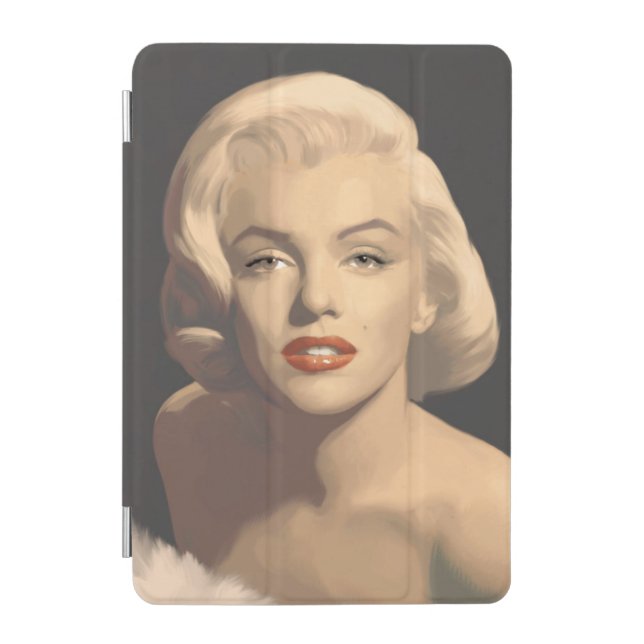 Graphic Gray Marilyn iPad Mini Cover (Front)