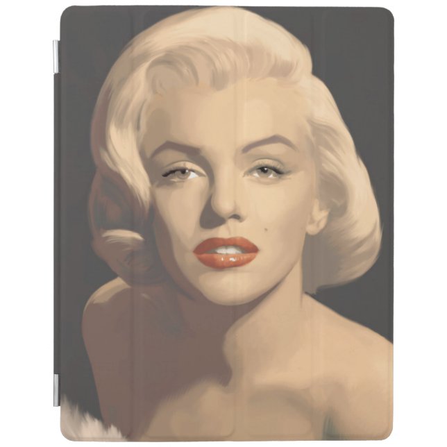 Graphic Gray Marilyn iPad Smart Cover (Front)