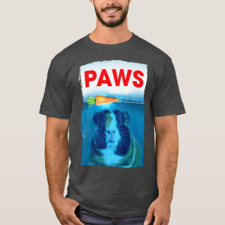 Graphic Guinea Pig Design PAWS Vintage Carrots Art T-Shirt