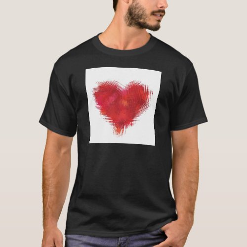 Graphic heart T_Shirt