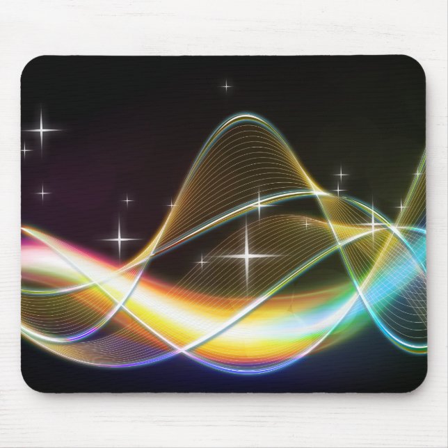 Graphic Lights 4 Mousepad (Front)