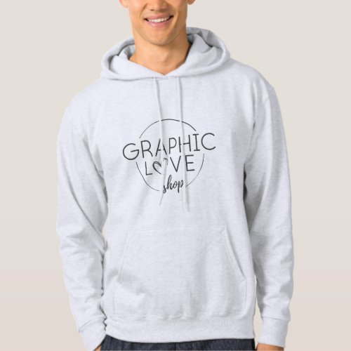 Graphic Love Shop Logo Branded Merchandise Hoodie