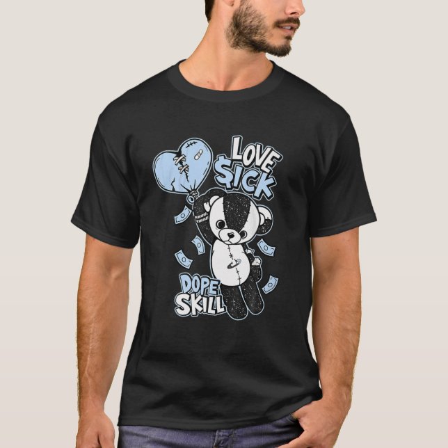 Graphic Love Sick Dope-Skill Match 5 Sneaker Moonl T-Shirt (Front)