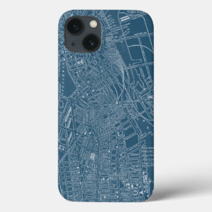 Graphic Map of Boston iPhone 13 Case