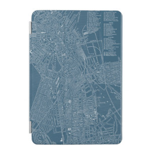 Graphic Map of Boston iPad Mini Cover