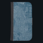 Graphic Map of Boston Wallet Phone Case For Samsung Galaxy S4<br><div class="desc">Maps & Blueprints</div>