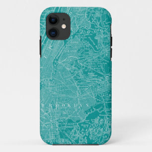 Graphic Map of New York iPhone 11 Case