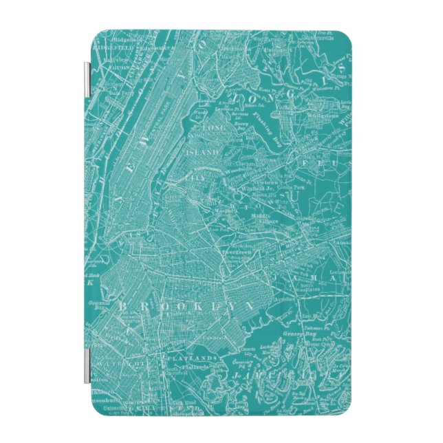 Graphic Map of New York iPad Mini Cover (Front)