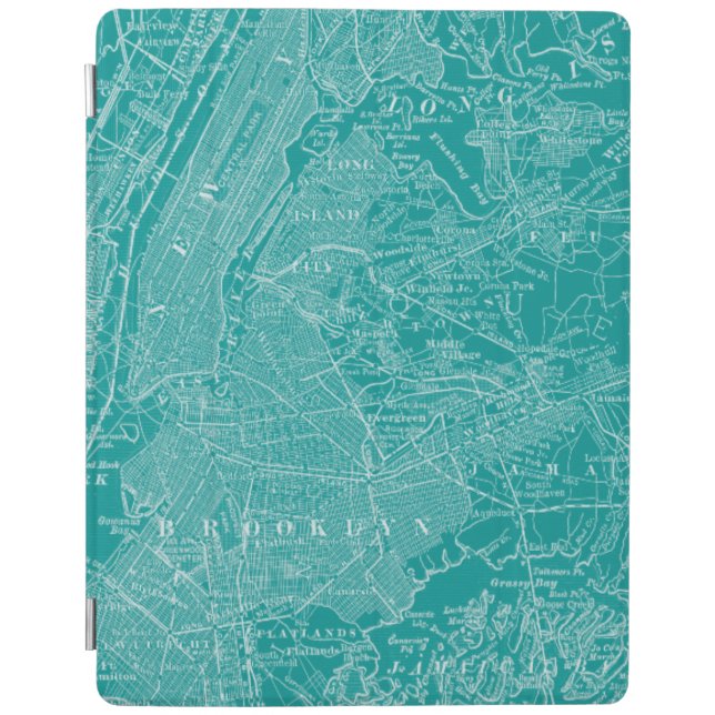 Graphic Map of New York iPad Smart Cover (Front)