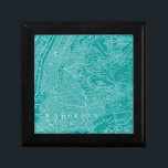 Graphic Map of New York Jewelry Box<br><div class="desc">Home Décor</div>