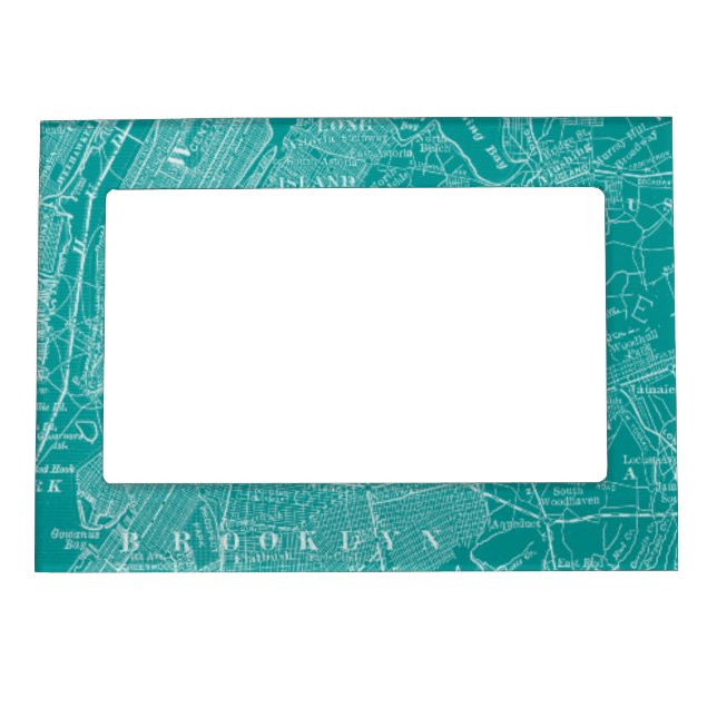 Graphic Map of New York Magnetic Frame (Front)