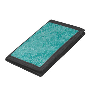 Graphic Map of New York Tri-fold Wallet