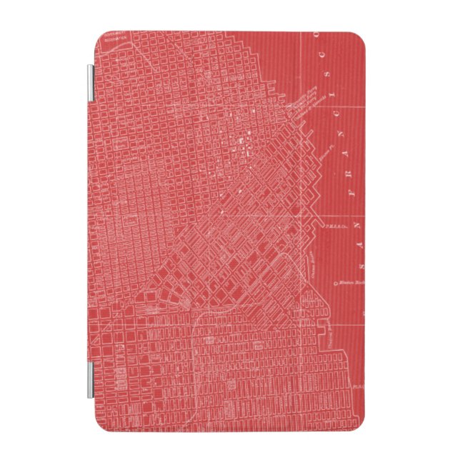 Graphic Map of San Francisco iPad Mini Cover (Front)