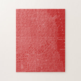 Graphic Map of San Francisco Jigsaw Puzzle