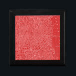 Graphic Map of San Francisco Keepsake Box<br><div class="desc">Home Décor</div>