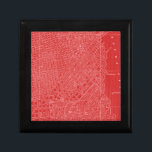 Graphic Map of San Francisco Keepsake Box<br><div class="desc">Home Décor</div>
