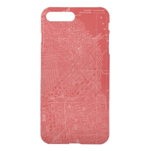 Graphic Map of San Francisco iPhone 8 Plus/7 Plus Case