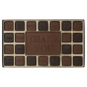 Graphic Merci Chocolate Box - Black & White (Chocolate)