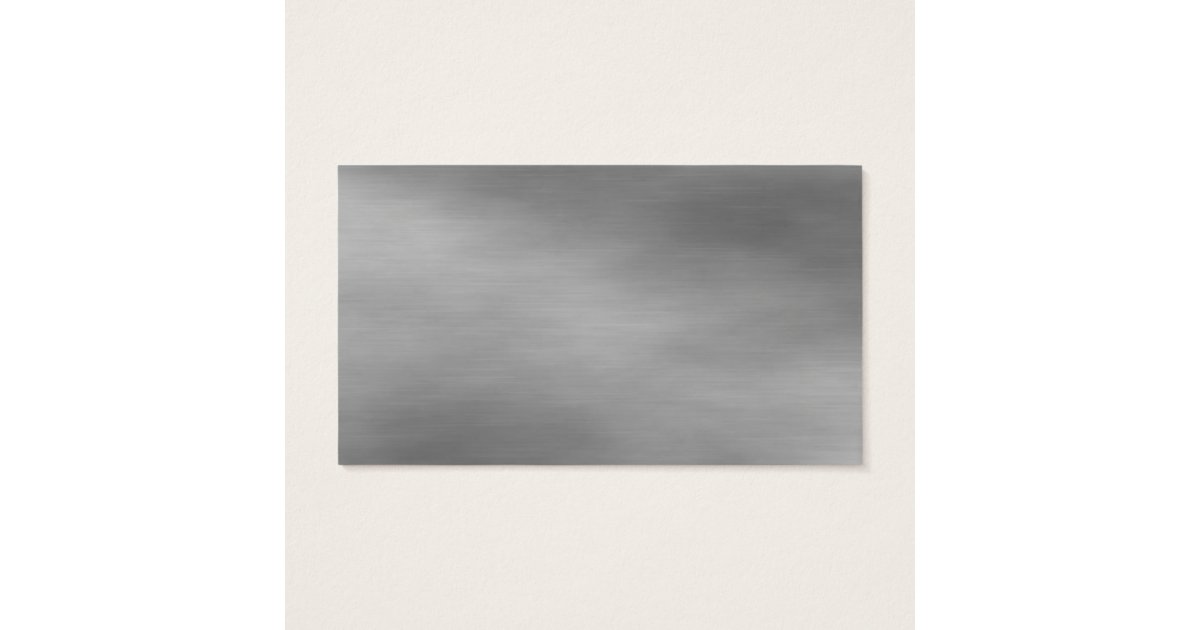 Graphic Metal Business Card template | Zazzle