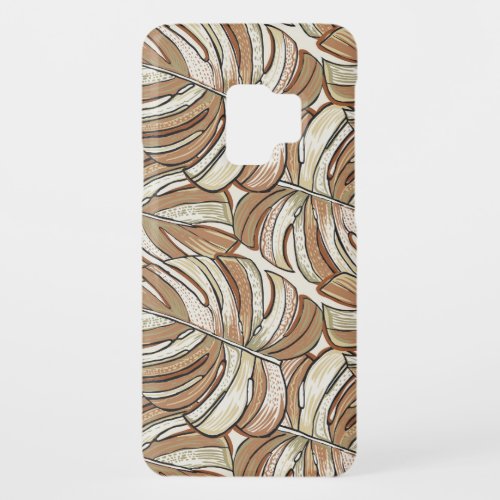Graphic Monstera Leaves Tropical Design Case_Mate Samsung Galaxy S9 Case