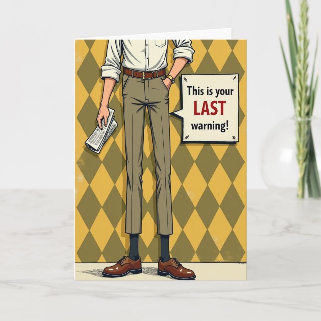 Graphic Novel Fathers Day Card (Front)