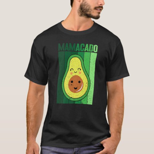 Graphic of Mamacado Papacado for Avocado   1 T_Shirt