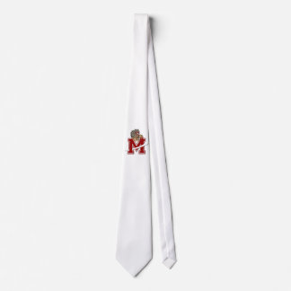 graphic of native red indian on neck tie