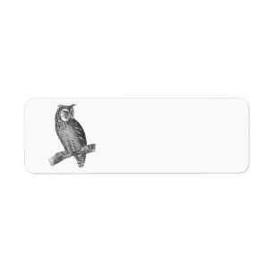 Graphic Owl Label
