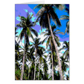 Graphic Pattern of Palm Trees Design Cards (Front)