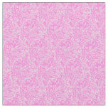 Graphic pink carnation flower art pattern fabric